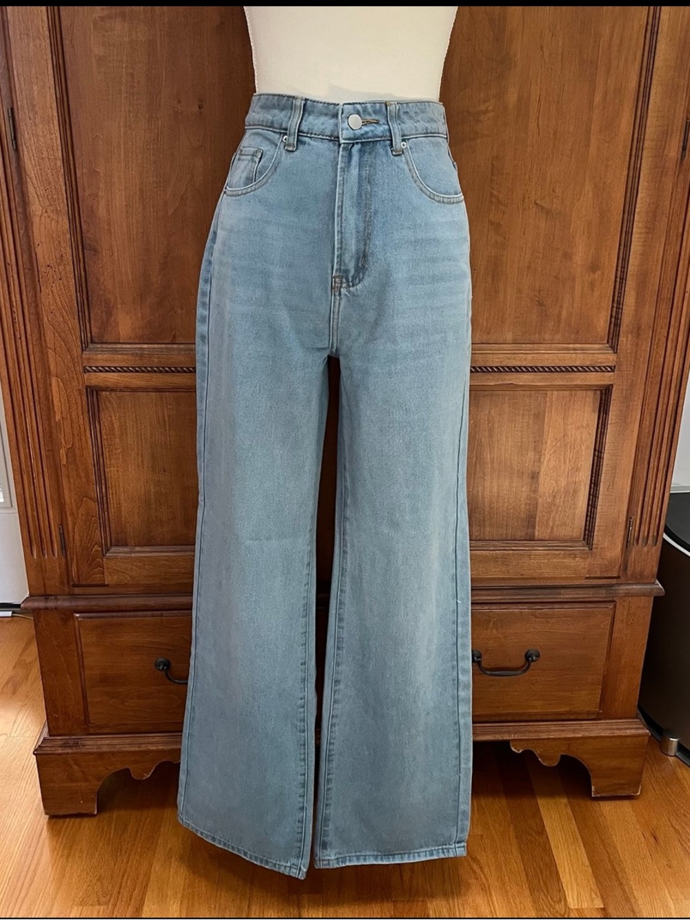 High Waisted Wide Leg Jeans
